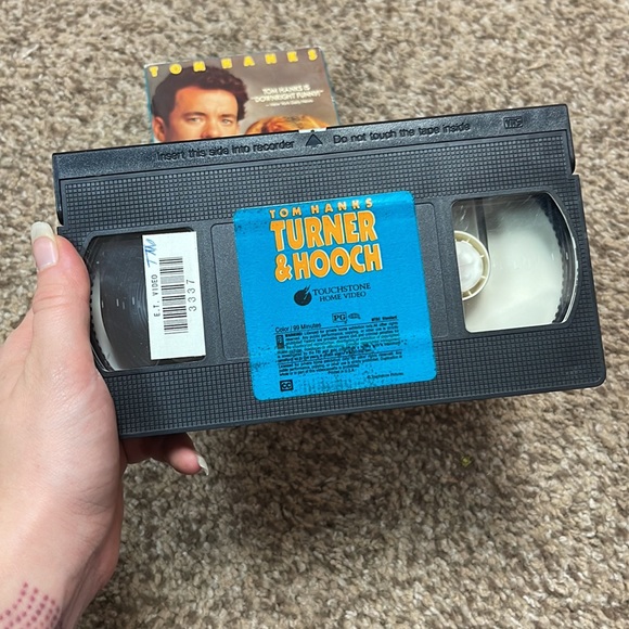 Turner and hooch, Tom Hanks, VHS videotape - Picture 3 of 4